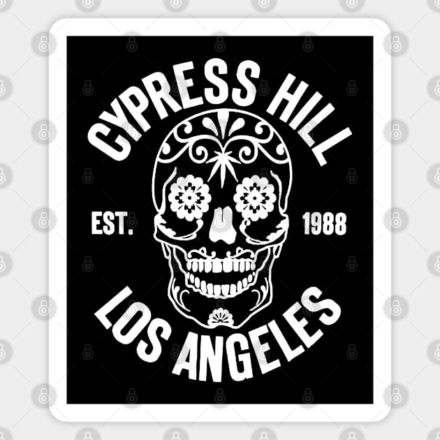 Skull Cypress Hillv Magnet by Aqumoet